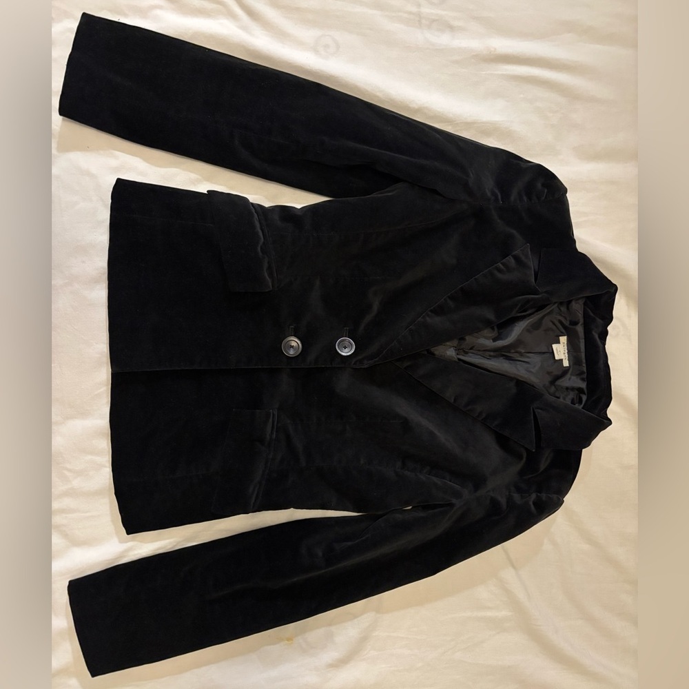 Halogen Black Velvet Blazer